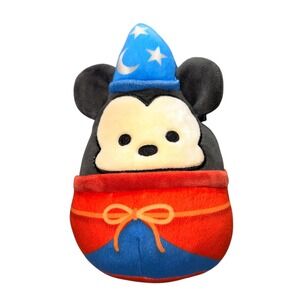 Disney Squishmallows Mickey Mouse Sorcerer Apprentice Plush Toy 7 Inch